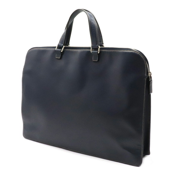 Prada Saffiano Leather Blue Briefcase Blue Embossed - Picture 1 of 9
